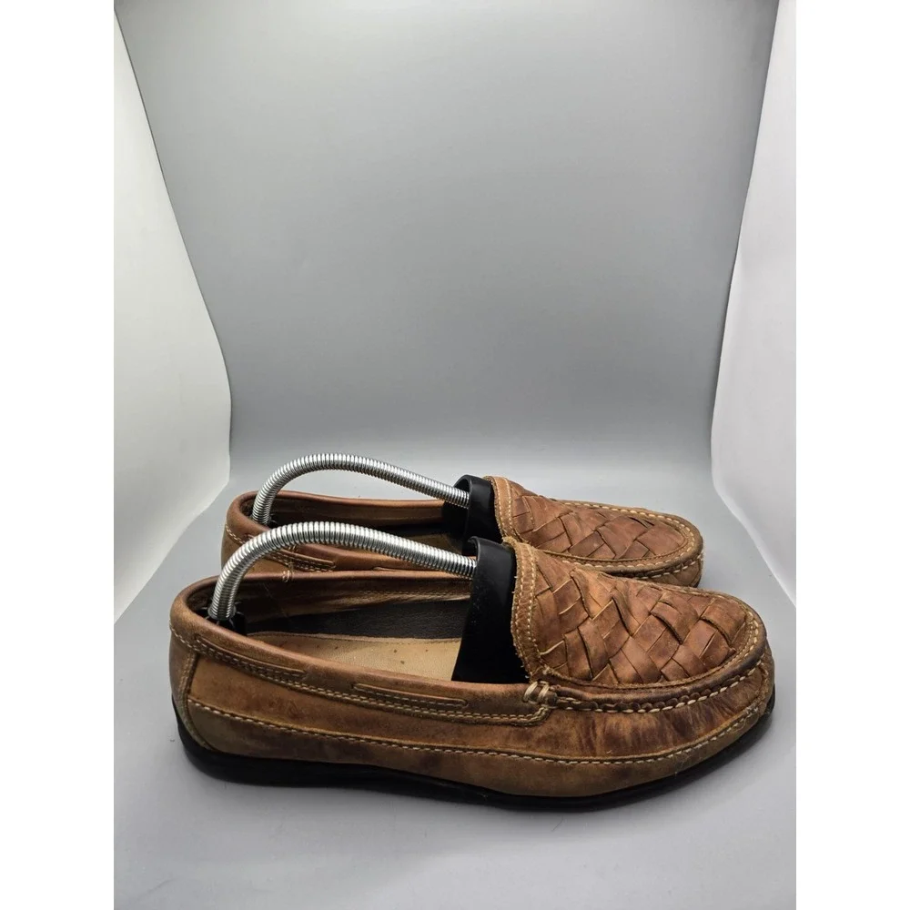 Johnson‎ & Murphy Men's Size 9 Brown J&M Sheepskin Memory Foam 25-85736